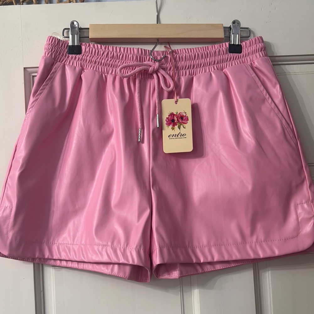 Entro Light Pink Athletic Shorts